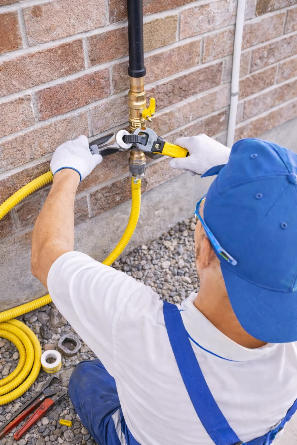 Gas line installation services